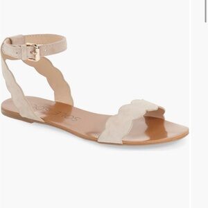 COPY - Sole Society Odette Ankle Strap Sandals Light Camel 6